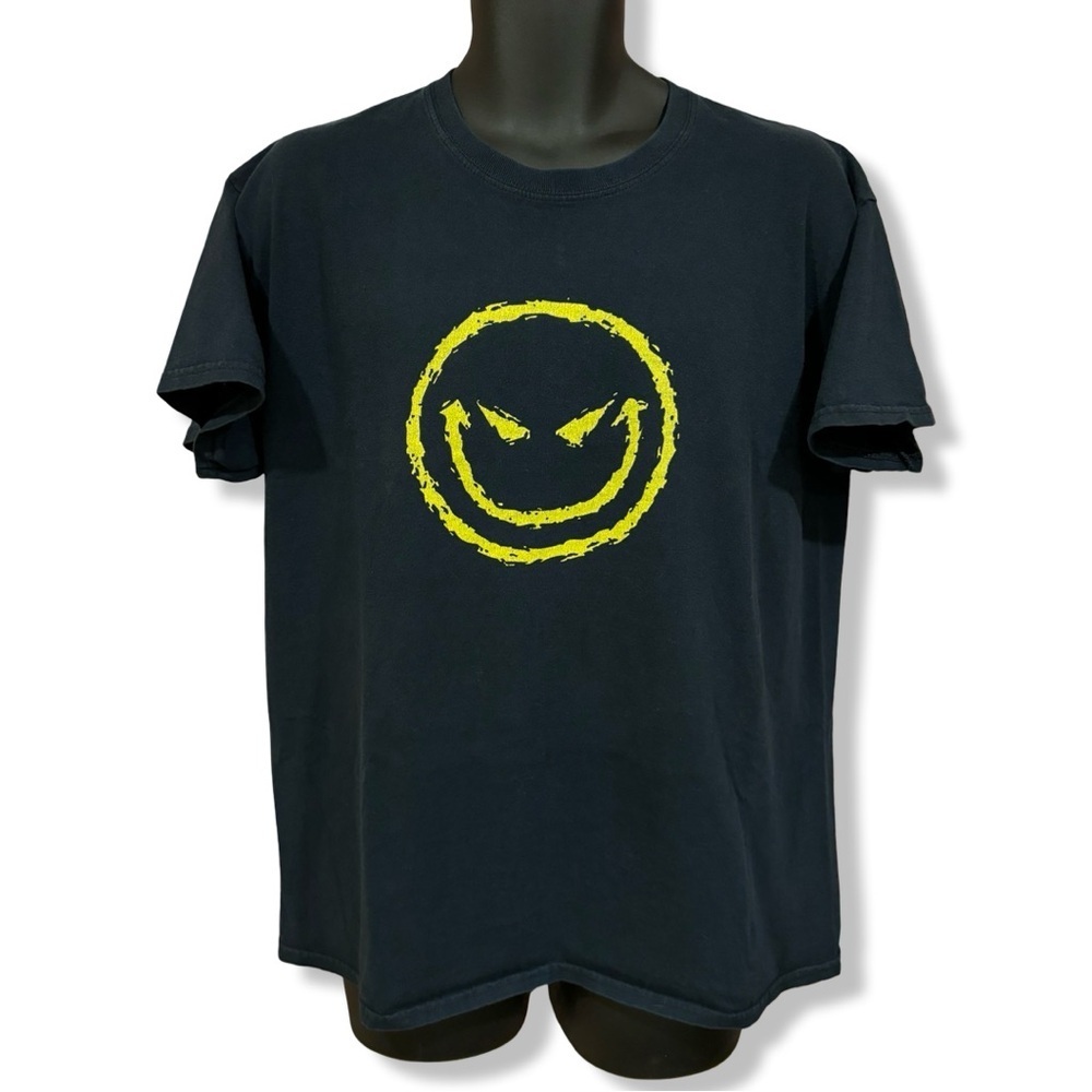 Y2K Evil Smiley Face T-Shirt